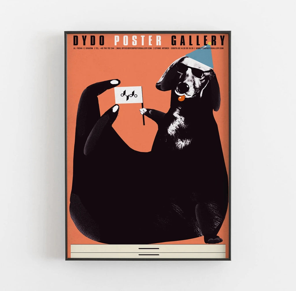 Modern Abstract & Funny Animal Canvas Wall Art Poster | Wovetsa
