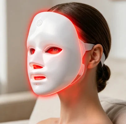 7-Color LED Light Therapy Face Mask for Women — Anti-Aging, Acne & Skin Renewal | Wovetsa
