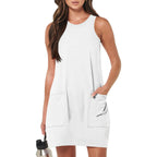 Sleeveless Pocket Sundress | Wovetsa