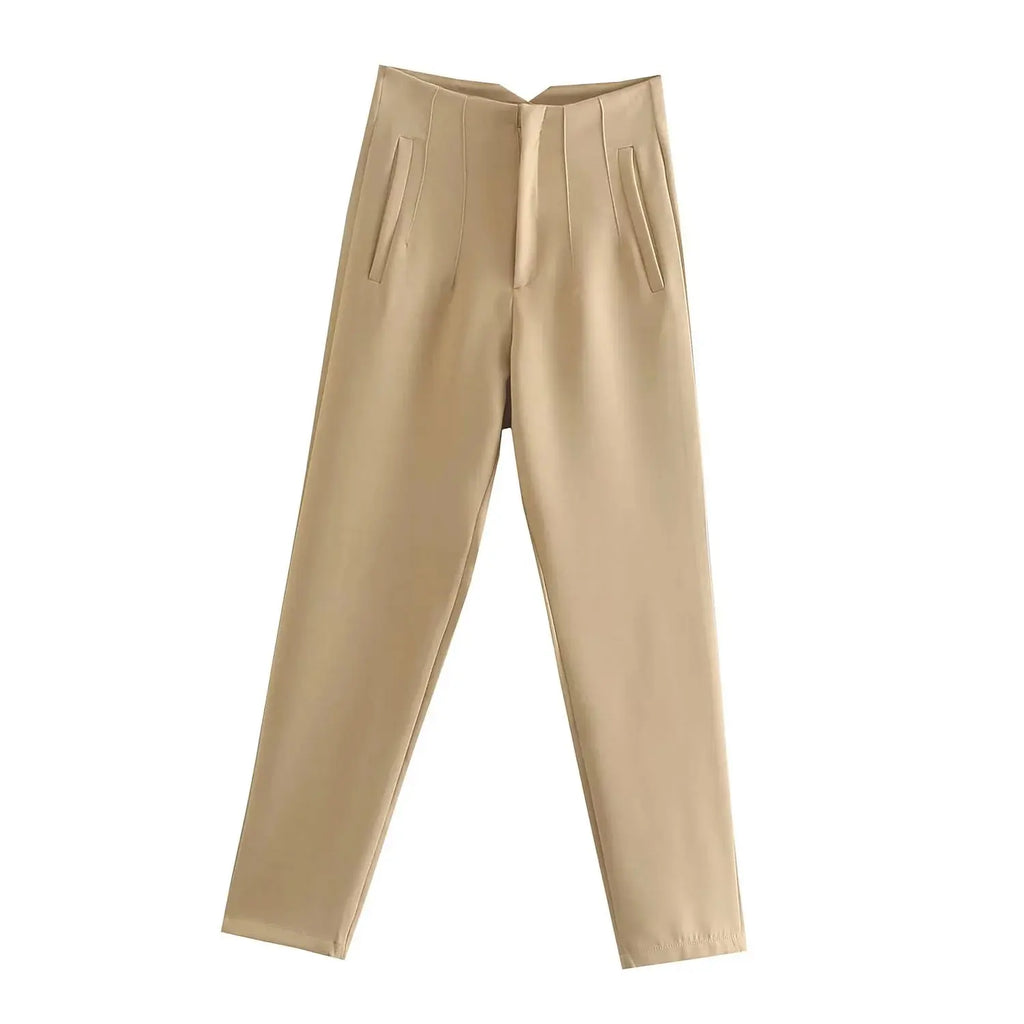 High Waist Pencil Pants | Wovetsa