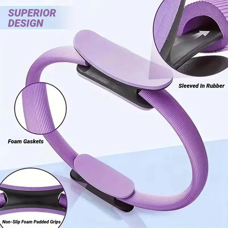Pilates Ring for Women — Yoga & Home Workout Circle | Wovetsa