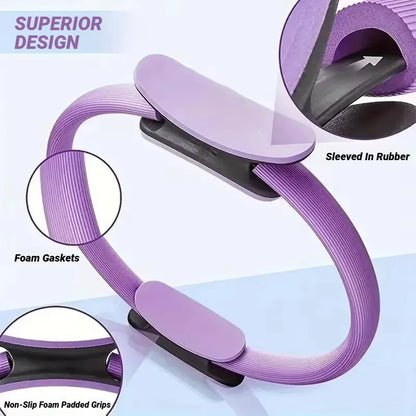 Pilates Ring for Women — Yoga & Home Workout Circle | Wovetsa