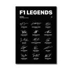 Formula 1 Racing Canvas Wall Art Print | Wovetsa