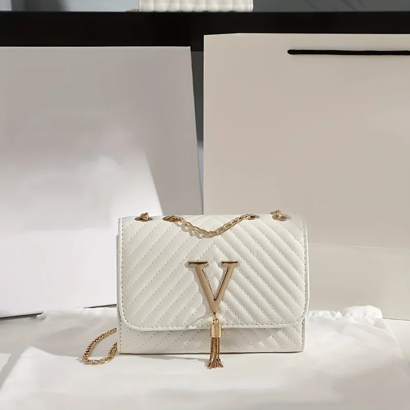 Sequin Tassel Crossbody Bag | Wovetsa