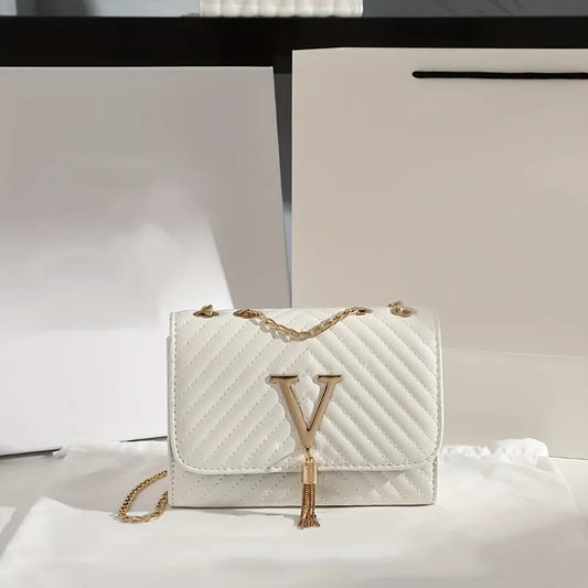 Sequin Tassel Crossbody Bag | Wovetsa