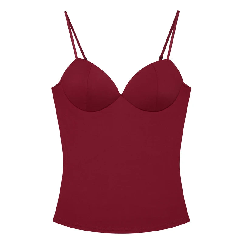 Bustier Corset Crop Slip Top | Wovetsa