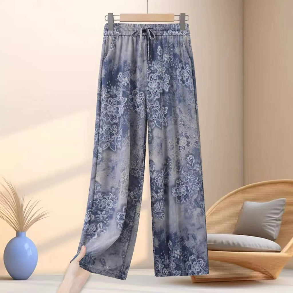Plus Size Straight Leg Elastic Waist Pants | Wovetsa