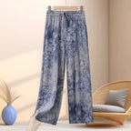 Plus Size Straight Leg Elastic Waist Pants | Wovetsa