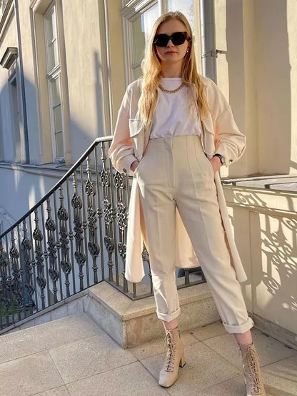 High Waist Pencil Pants | Wovetsa