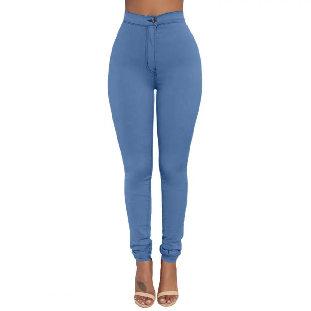 High-Waist Slim Pencil Pants | Wovetsa