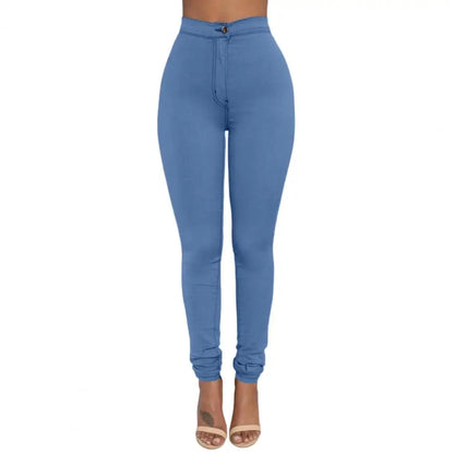 High-Waist Slim Pencil Pants | Wovetsa