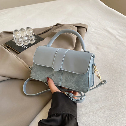 Vintage Square Satchel Shoulder Bag | Wovetsa