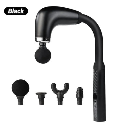 Percussion Massage Gun for Women — 4 Heads, Deep Tissue Pain Relief | Wovetsa