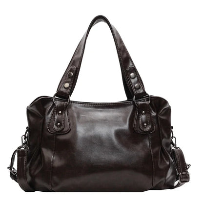 Retro Large Shoulder Tote Bag | Wovetsa