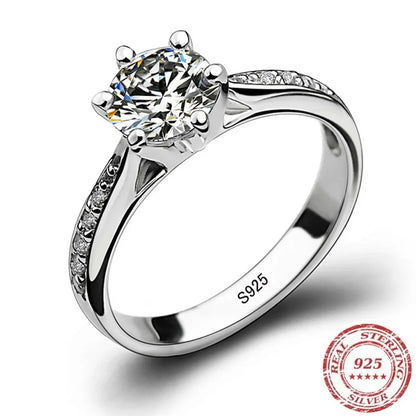 925 Sterling Silver Six-Claw Tourmaline Ring | Wovetsa