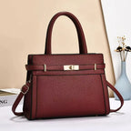 Minimalist PU Leather Crossbody Bag | Wovetsa