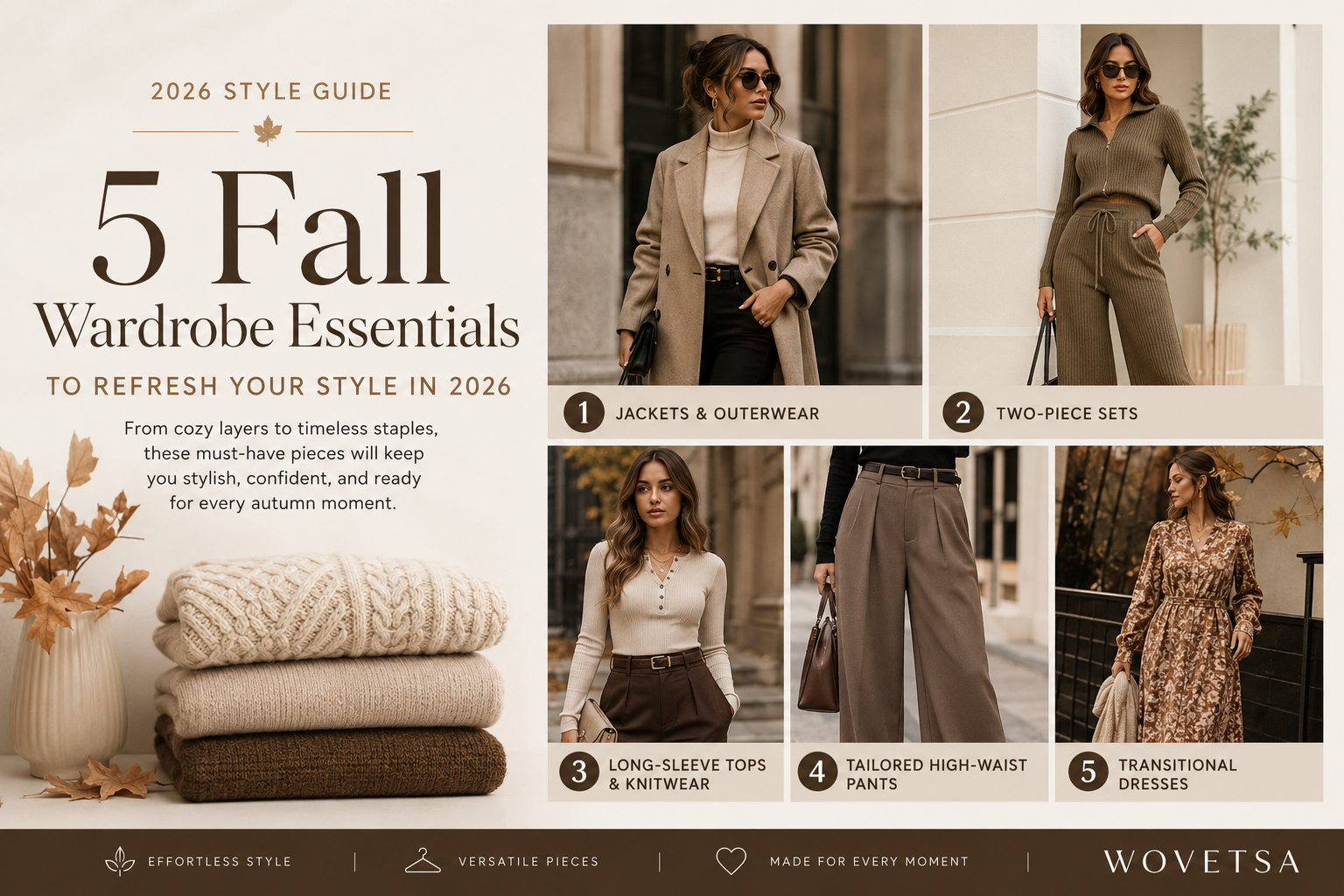 5 Fall Wardrobe Essentials to Refresh Your Style in 2026